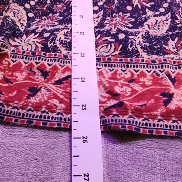 Lucky Brand XL popover shirt Navy & Orange - Picture 4 of 10